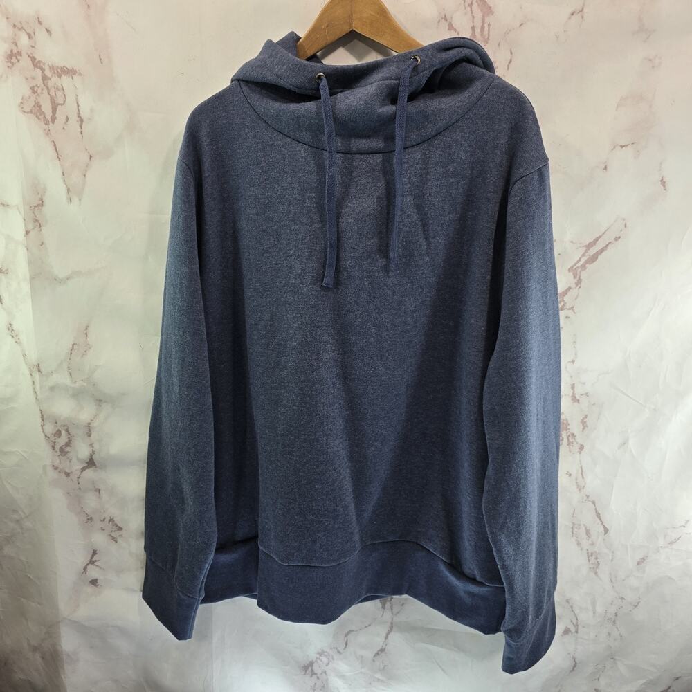 Known Supply Hoodie 3XL Blue Sweatshirt Pullover Fleece Heavyweight Organic